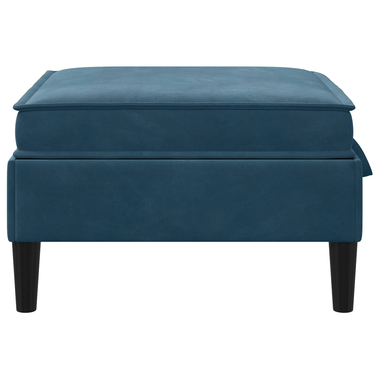 Sofa-Hocker mit Stauraum Blau Samt