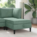 Sofa-Hocker mit Stauraum Meergrün Samt