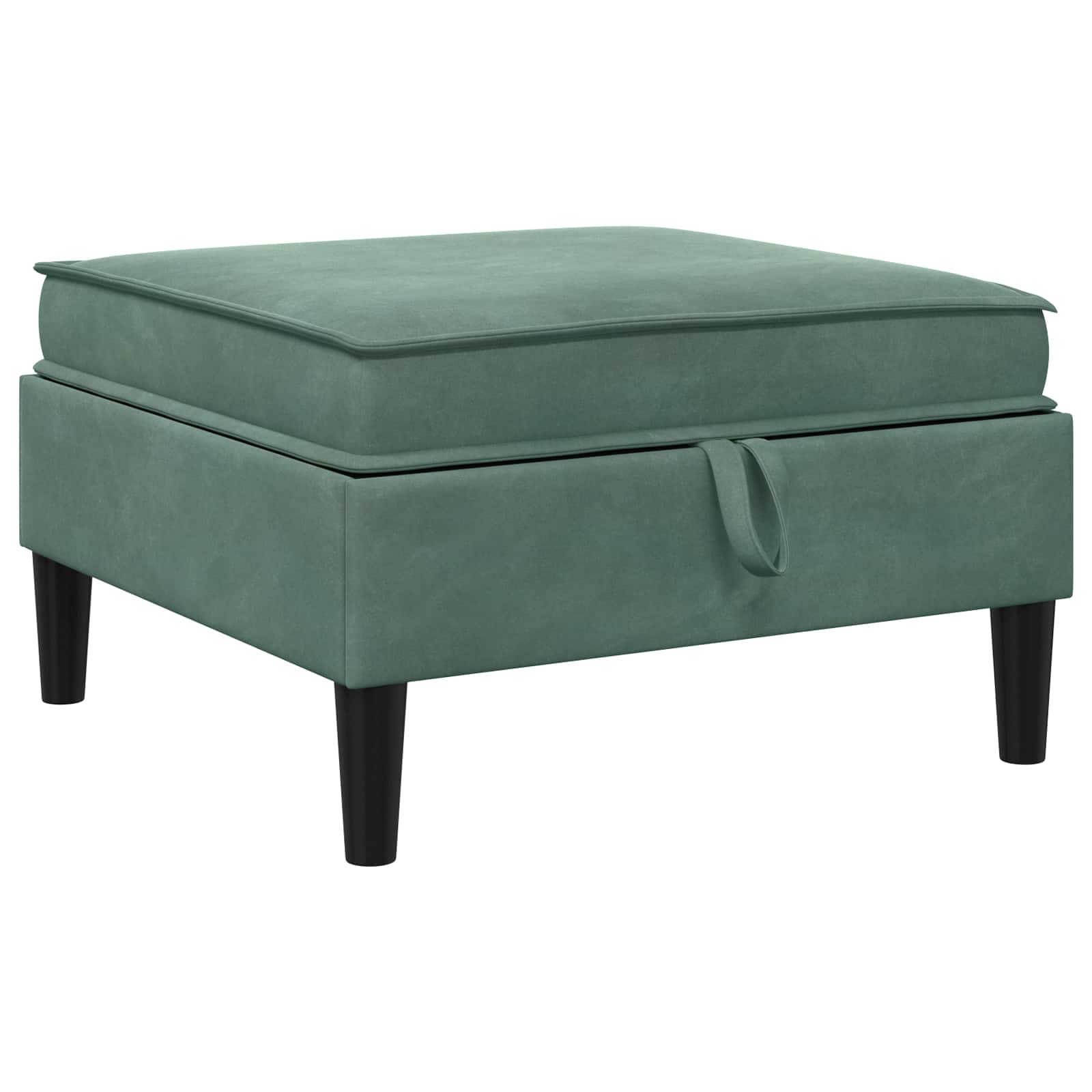 Sofa-Hocker mit Stauraum Meergrün Samt