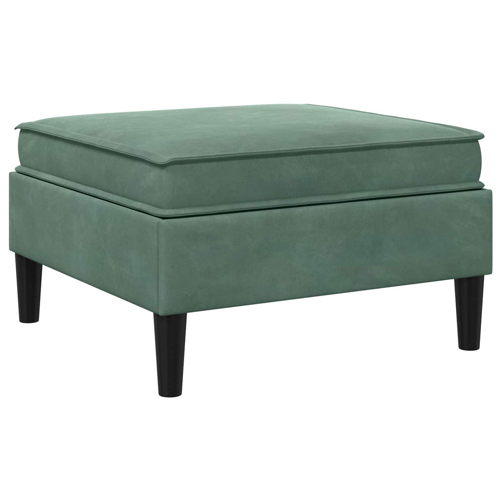 Sofa-Hocker mit Stauraum Meergrün Samt