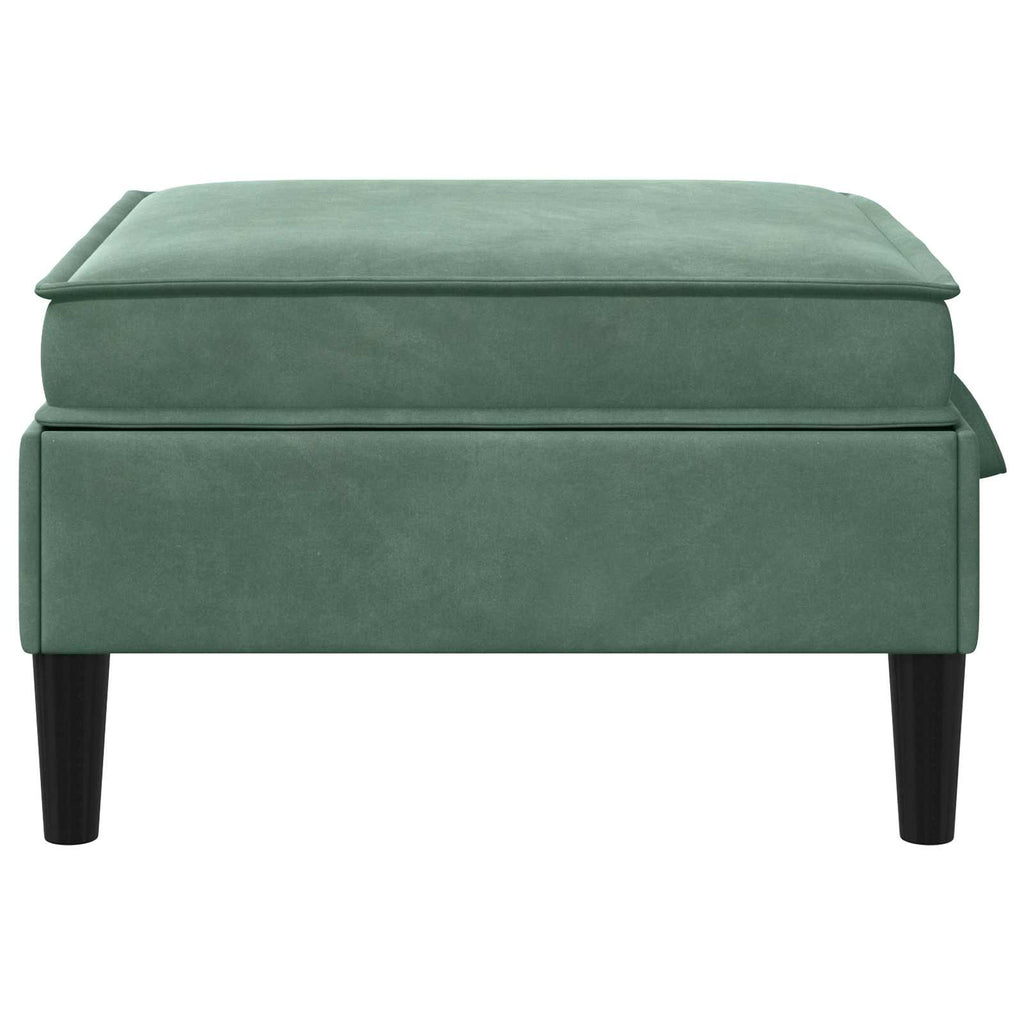 Sofa-Hocker mit Stauraum Meergrün Samt