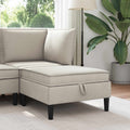 Sofa-Hocker mit Stauraum Hafer Samt