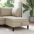 Sofa-Hocker mit Stauraum Sand Samt