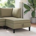 Sofa-Hocker mit Stauraum Khaki Samt