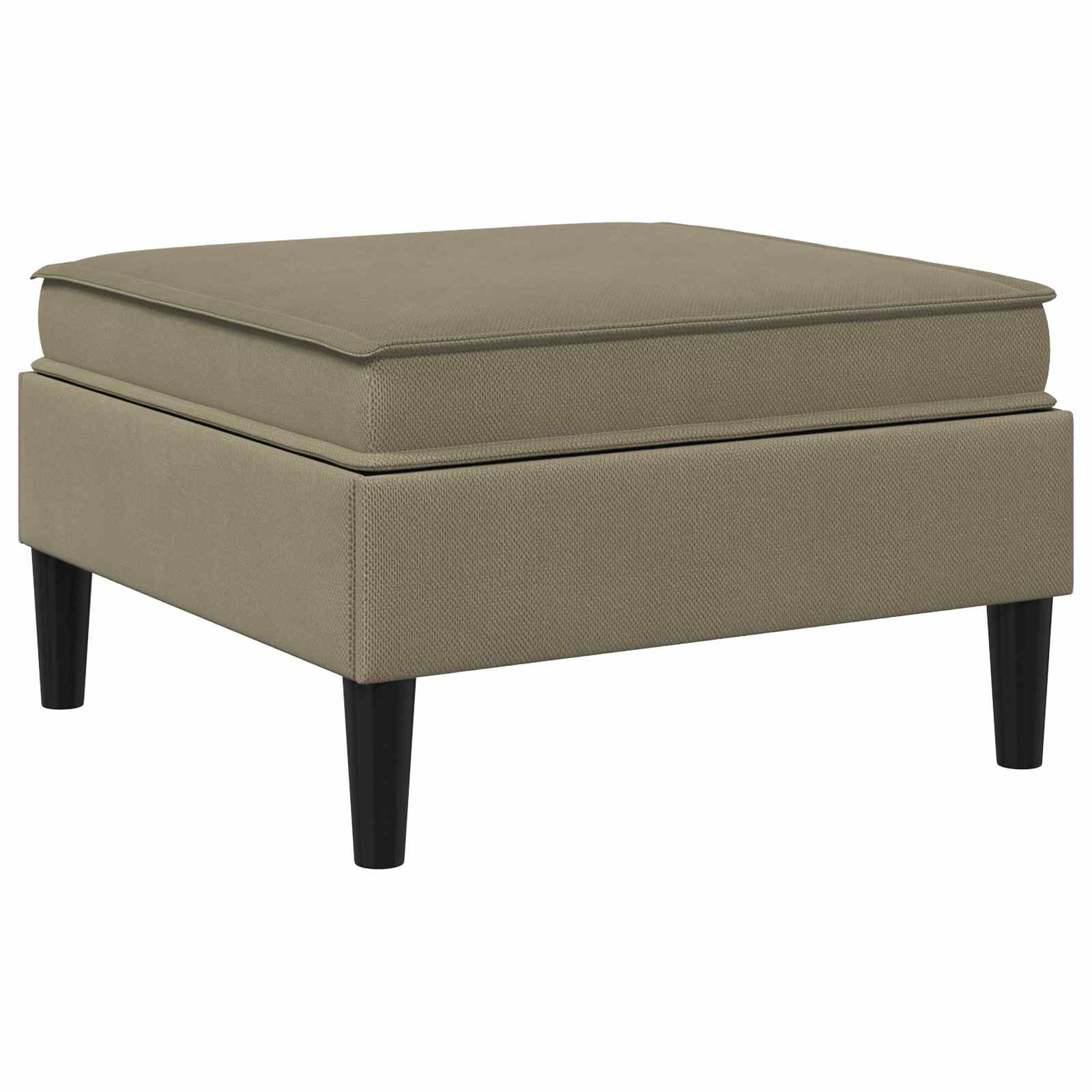 Sofa-Hocker mit Stauraum Khaki Samt