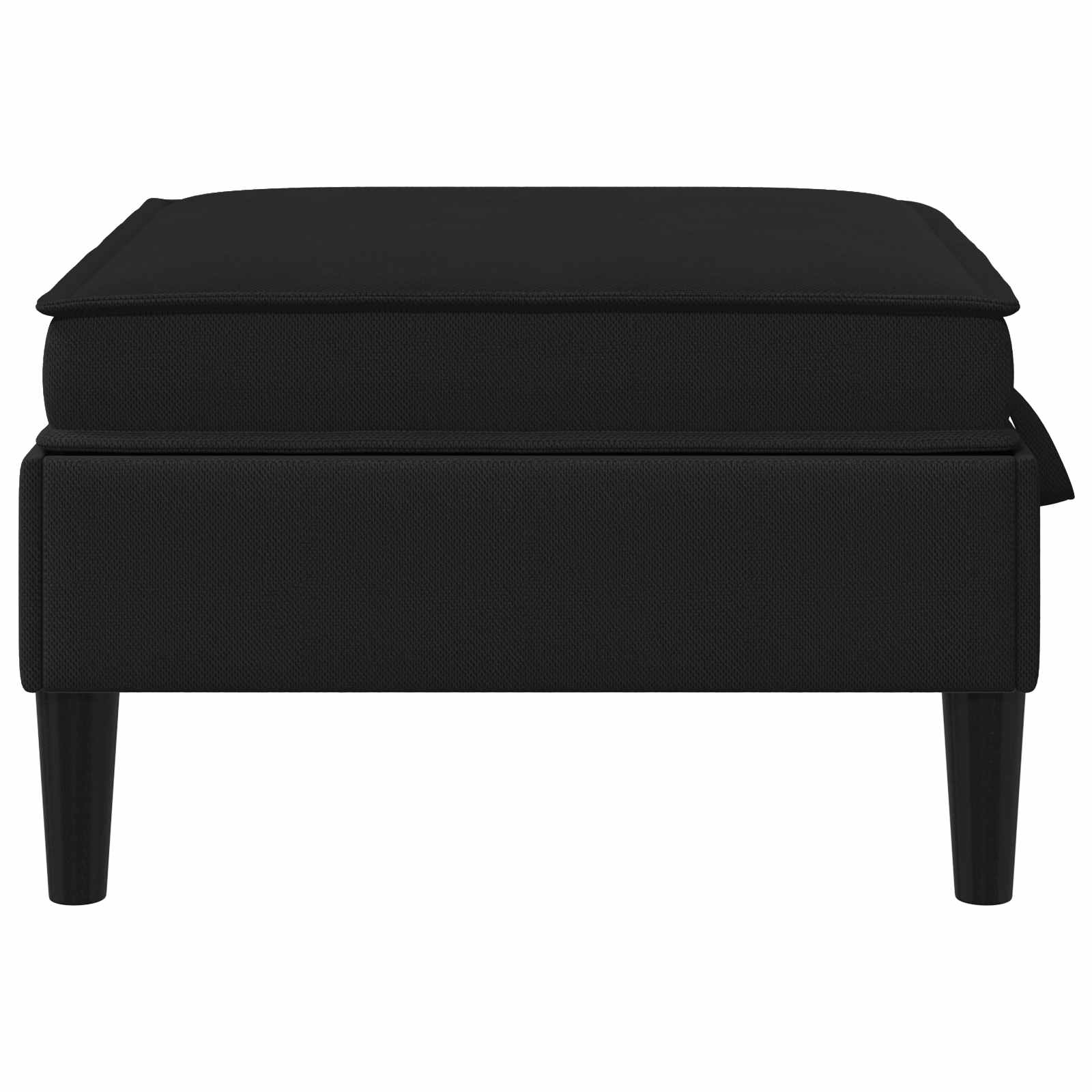 Sofa-Hocker mit Stauraum Schwarz Samt