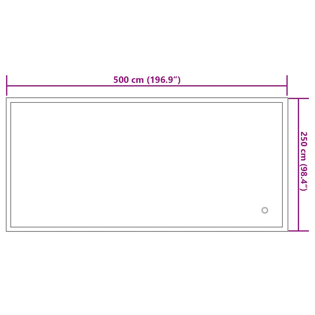 Winter Pool Kissen Blau 460 x 230 x 160 cm PVC