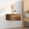 Nachttisch mit Schubladen Altholz 35 x 35 x 20 cm Holzwerkstoff