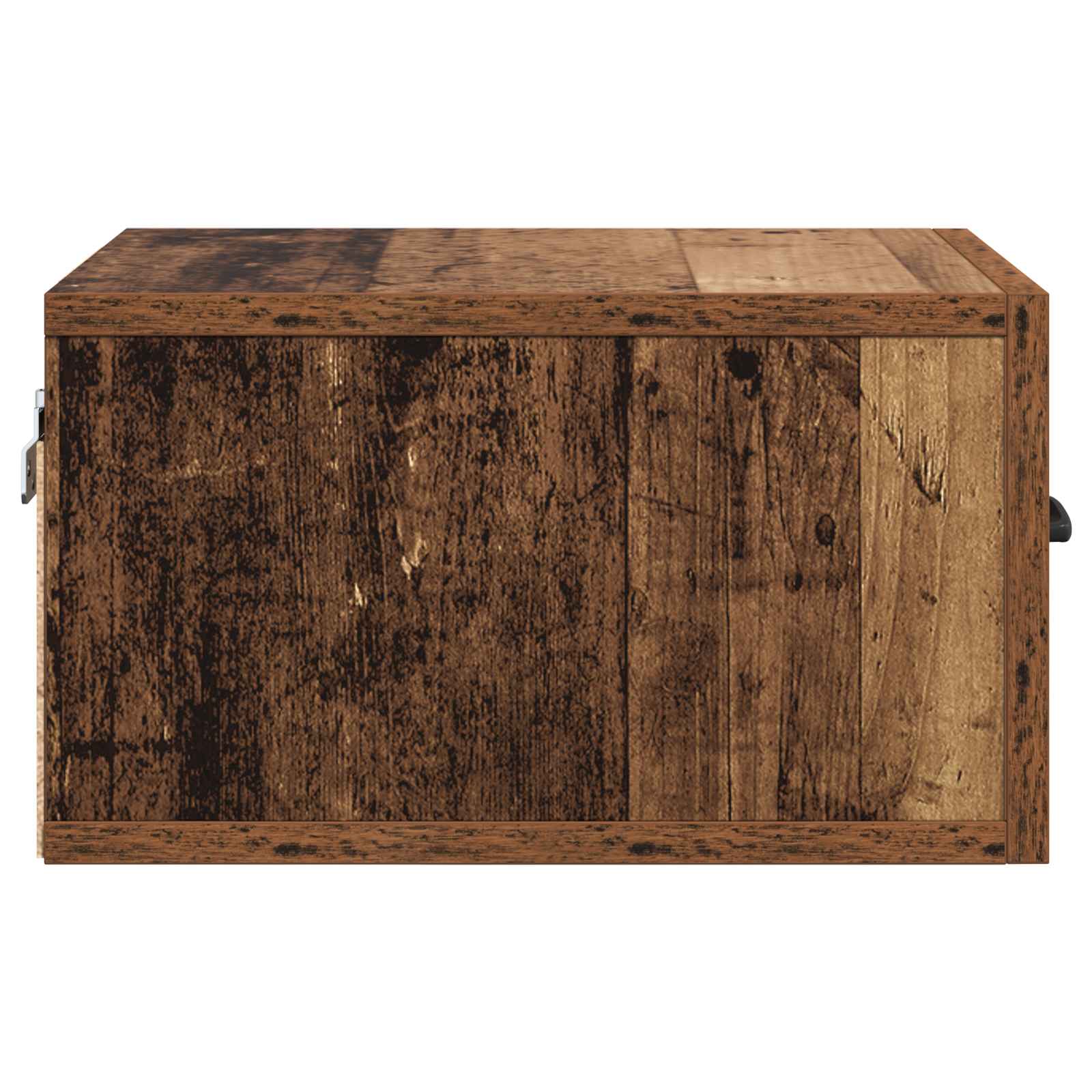 Nachttisch mit Schubladen Altholz 35 x 35 x 20 cm Holzwerkstoff