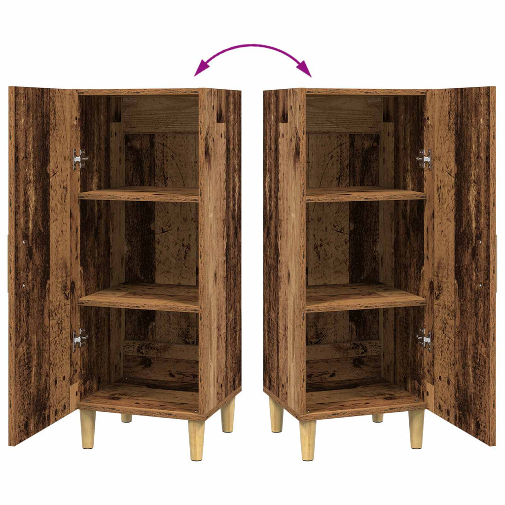 Sideboard Altholz 34,5 x 34 x 90 cm Holzwerkstoff