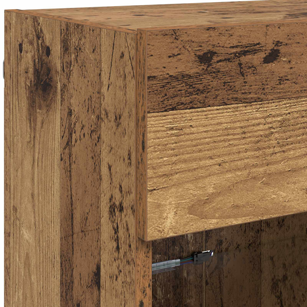 TV-Wandschrank Altholz 98,5 x 30 x 60,5 cm Holzwerkstoff