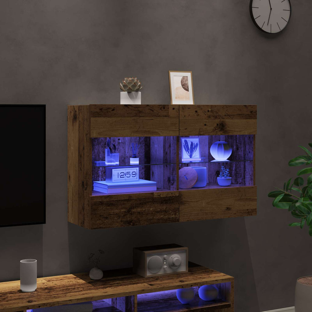 TV-Wandschrank Altholz 98,5 x 30 x 60,5 cm Holzwerkstoff