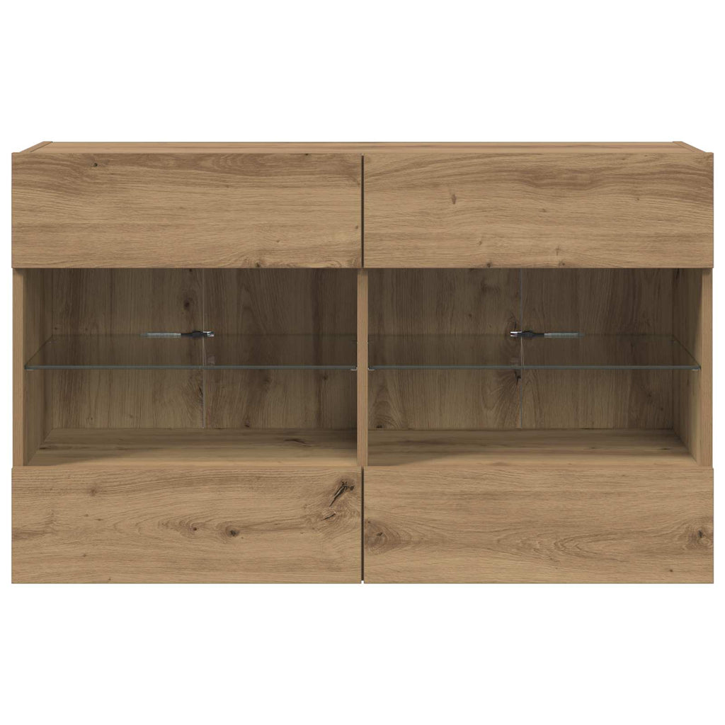 TV-Wandschrank Artisan-Eiche 98,5 x 30 x 60,5 cm Holzwerkstoff