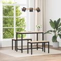 Bank Natur 80 x 35 x 45 cm Massives Kiefernholz