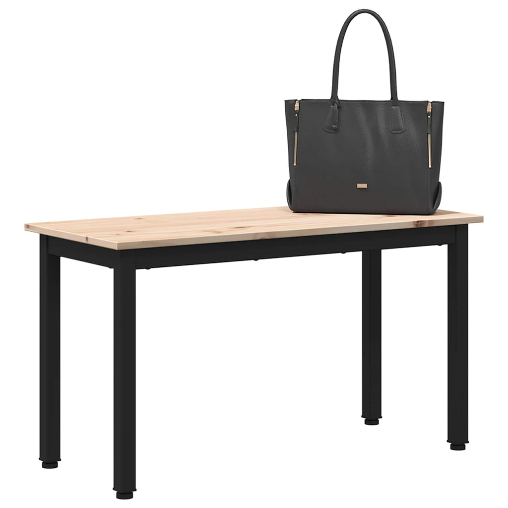Bank Natur 80 x 35 x 45 cm Massives Kiefernholz