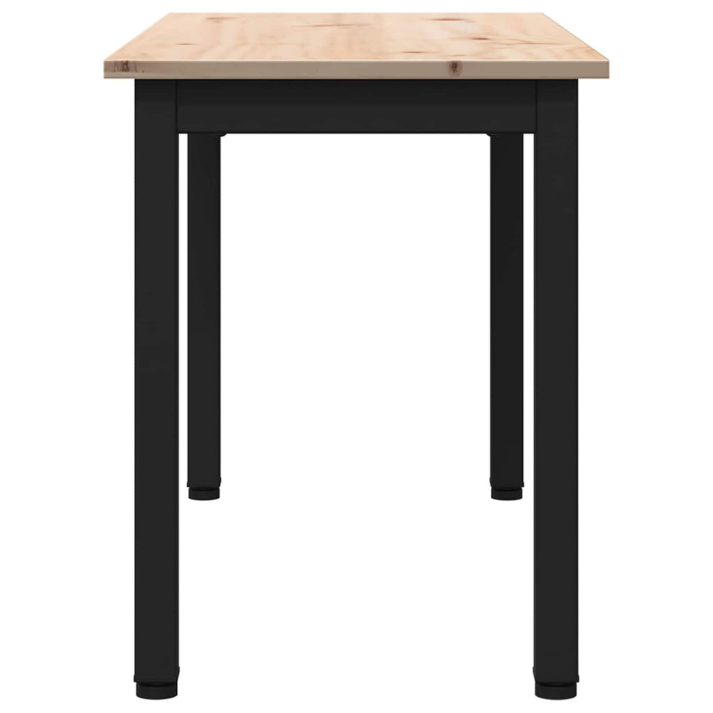 Bank Natur 80 x 35 x 45 cm Massives Kiefernholz