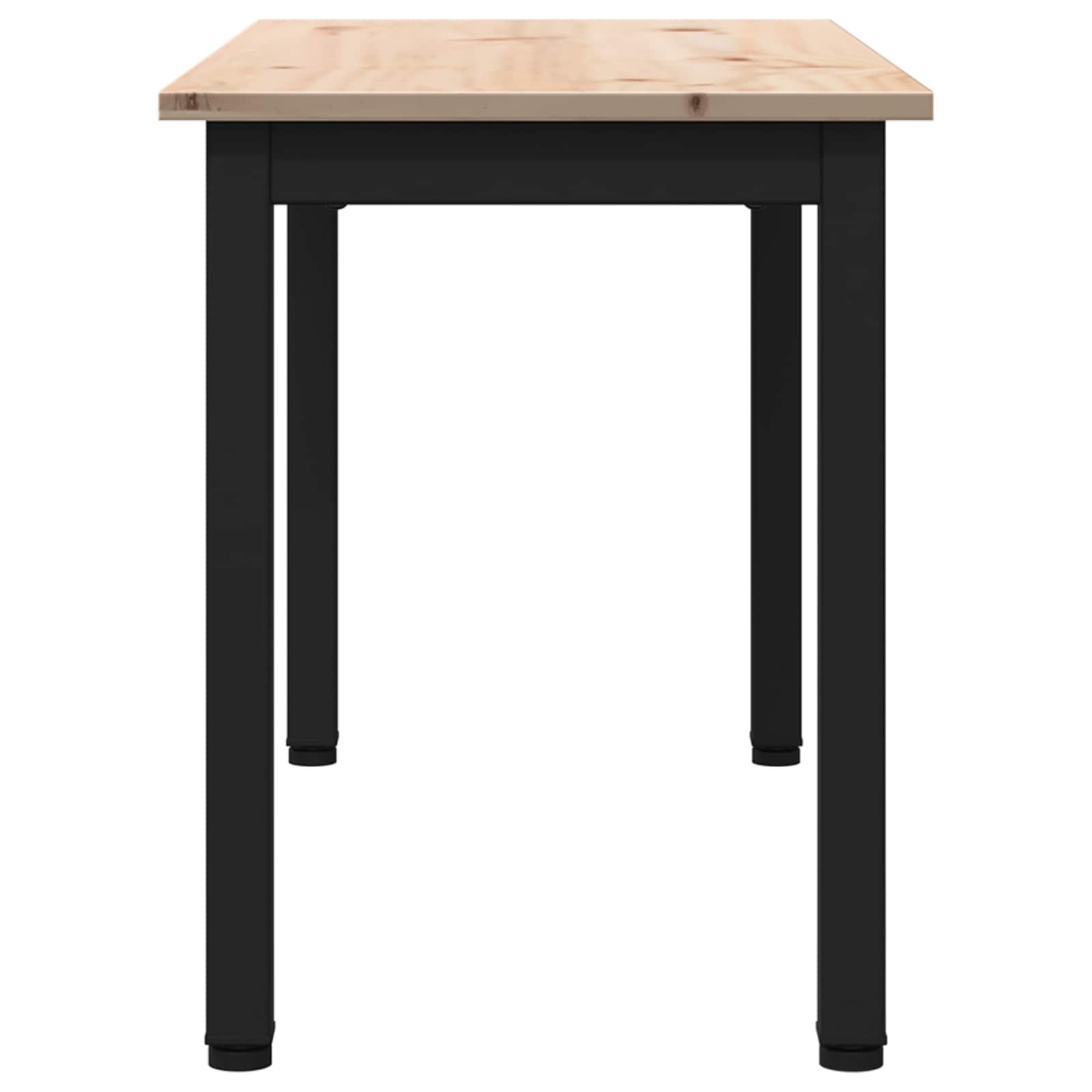 Bank Natur 80 x 35 x 45 cm Massives Kiefernholz