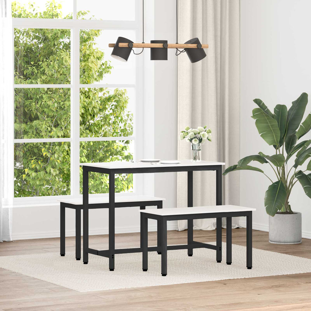 Bank Weiß 80 x 35 x 45 cm Massives Kiefernholz
