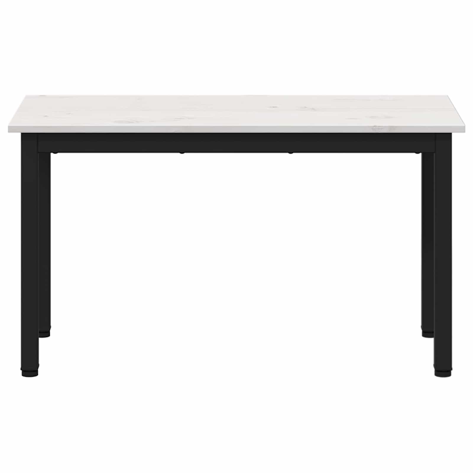 Bank Weiß 80 x 35 x 45 cm Massives Kiefernholz