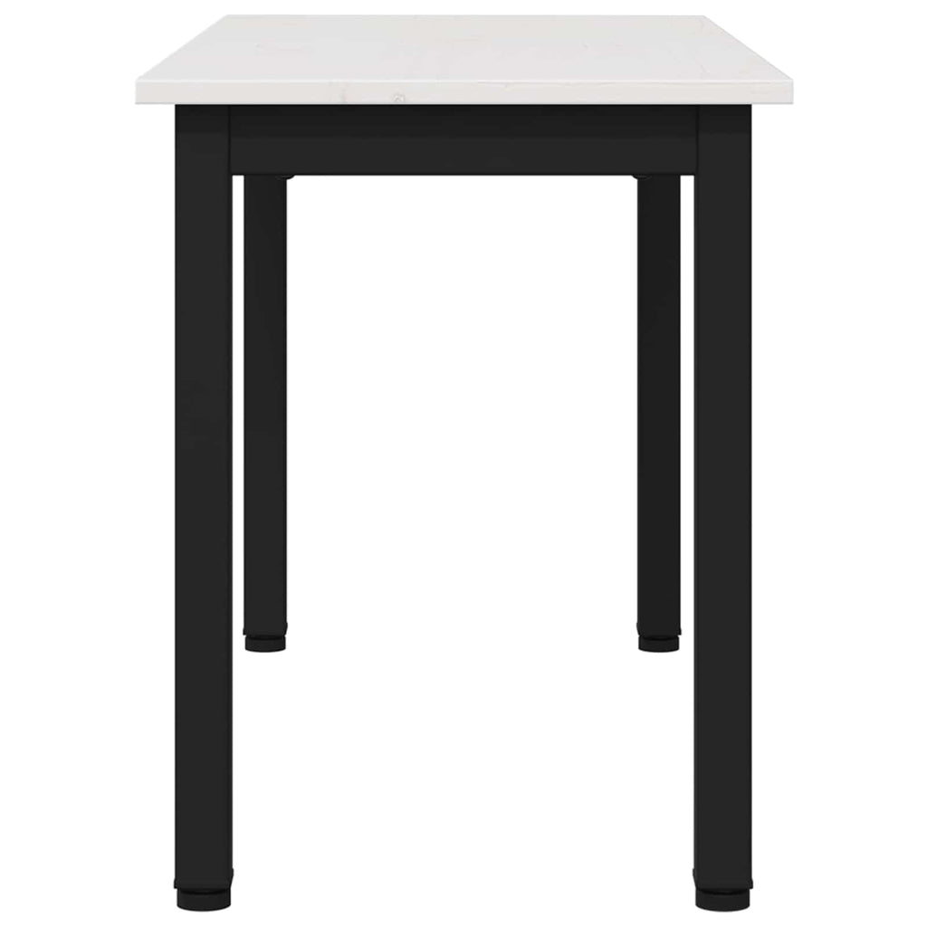 Bank Weiß 80 x 35 x 45 cm Massives Kiefernholz