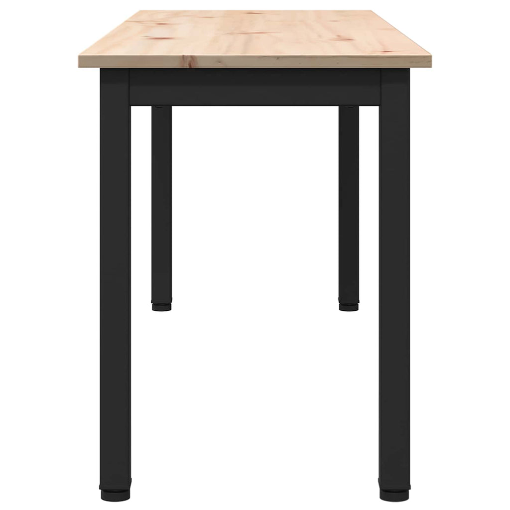 Bank Natur 110 x 35 x 45 cm Massives Kiefernholz