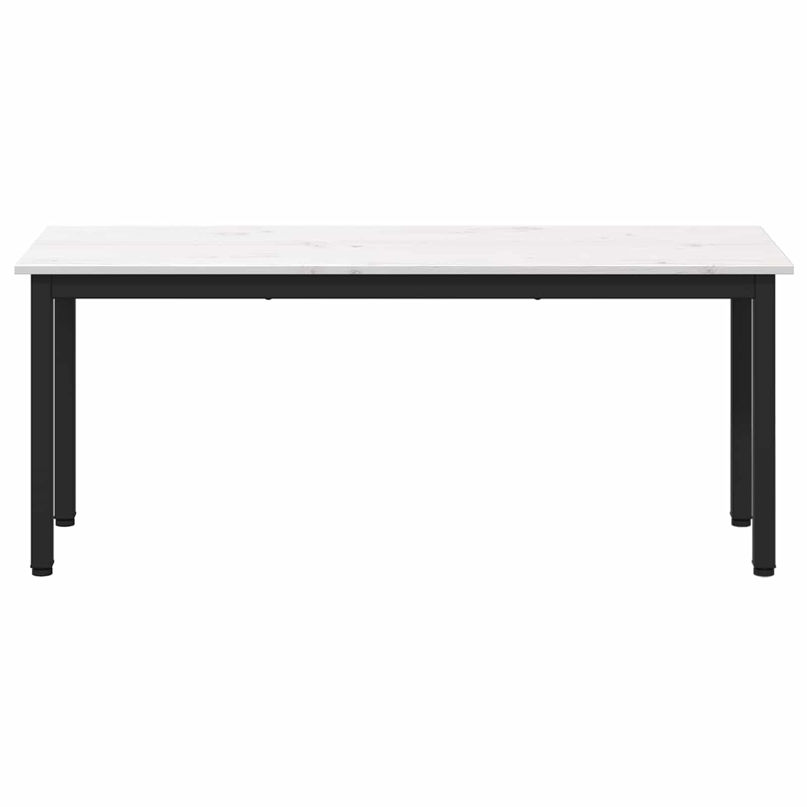 Bank Weiß 110 x 35 x 45 cm Massives Kiefernholz