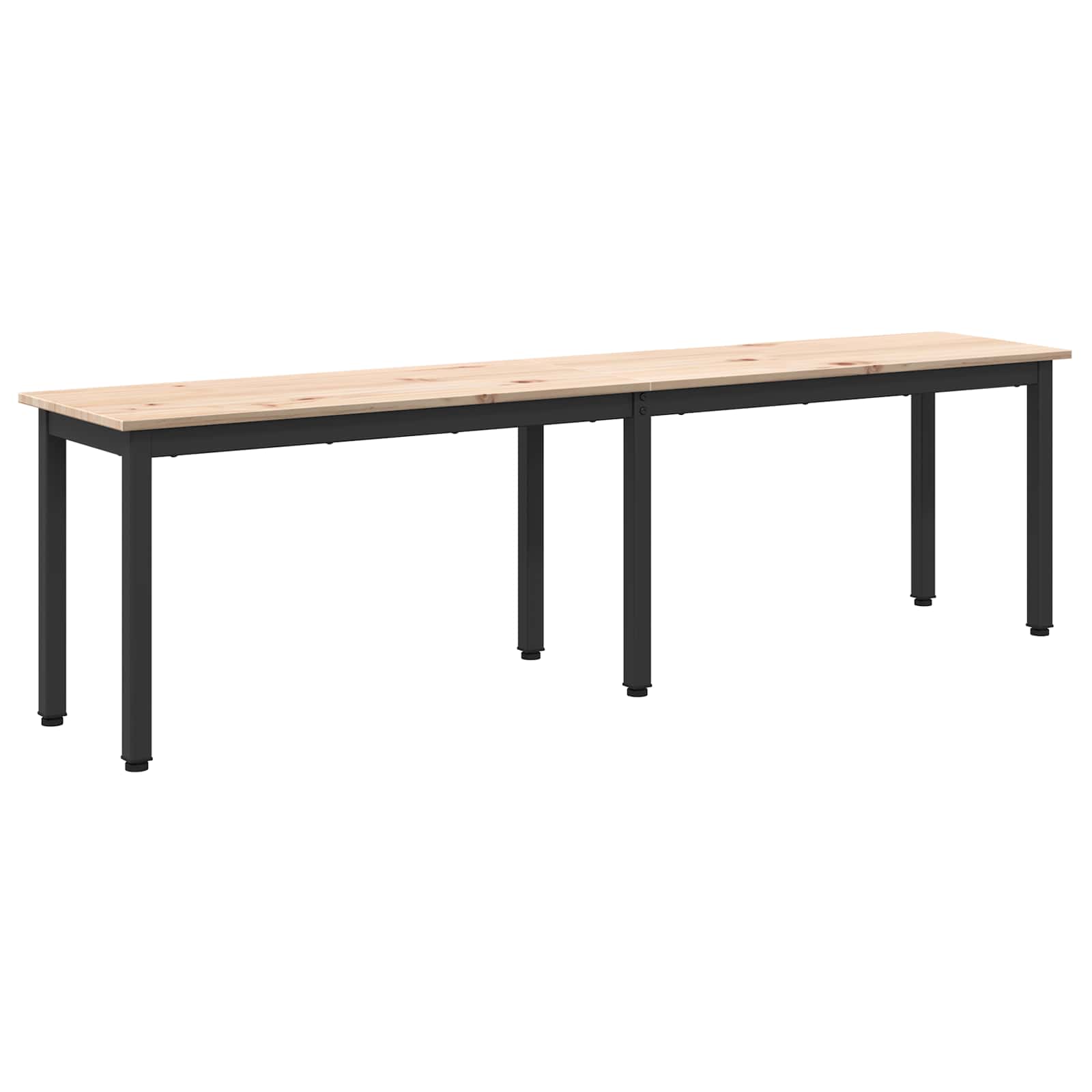 Bank Natur 160 x 35 x 45 cm Massives Kiefernholz