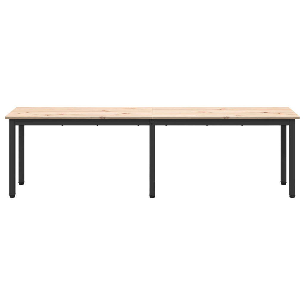 Bank Natur 160 x 35 x 45 cm Massives Kiefernholz
