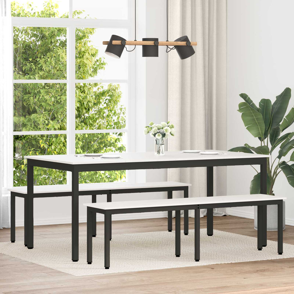 Bank Weiß 160 x 35 x 45 cm Massives Kiefernholz