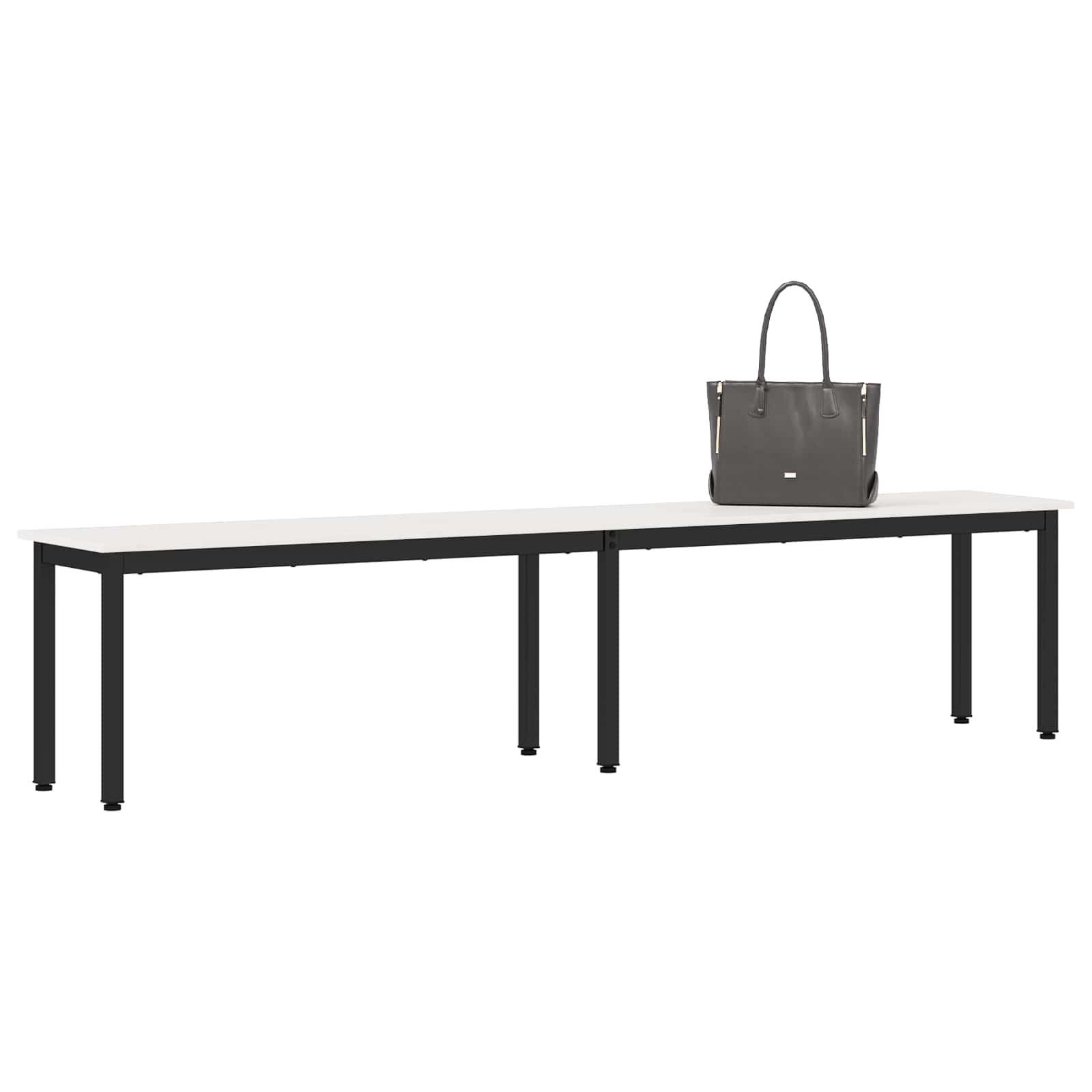 Bank Weiß 200 x 35 x 45 cm Massives Kiefernholz