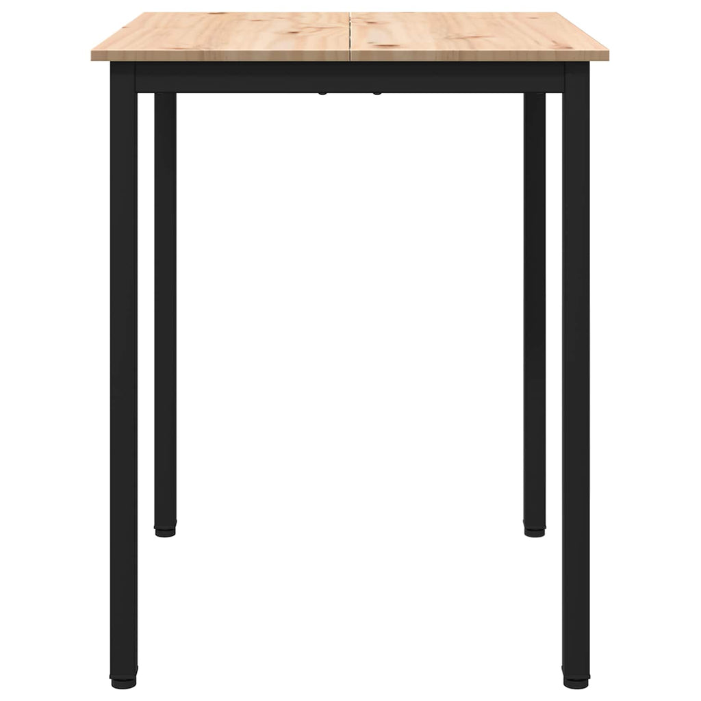 Esstisch Natur 60 x 60 x 75 cm Massives Kiefernholz