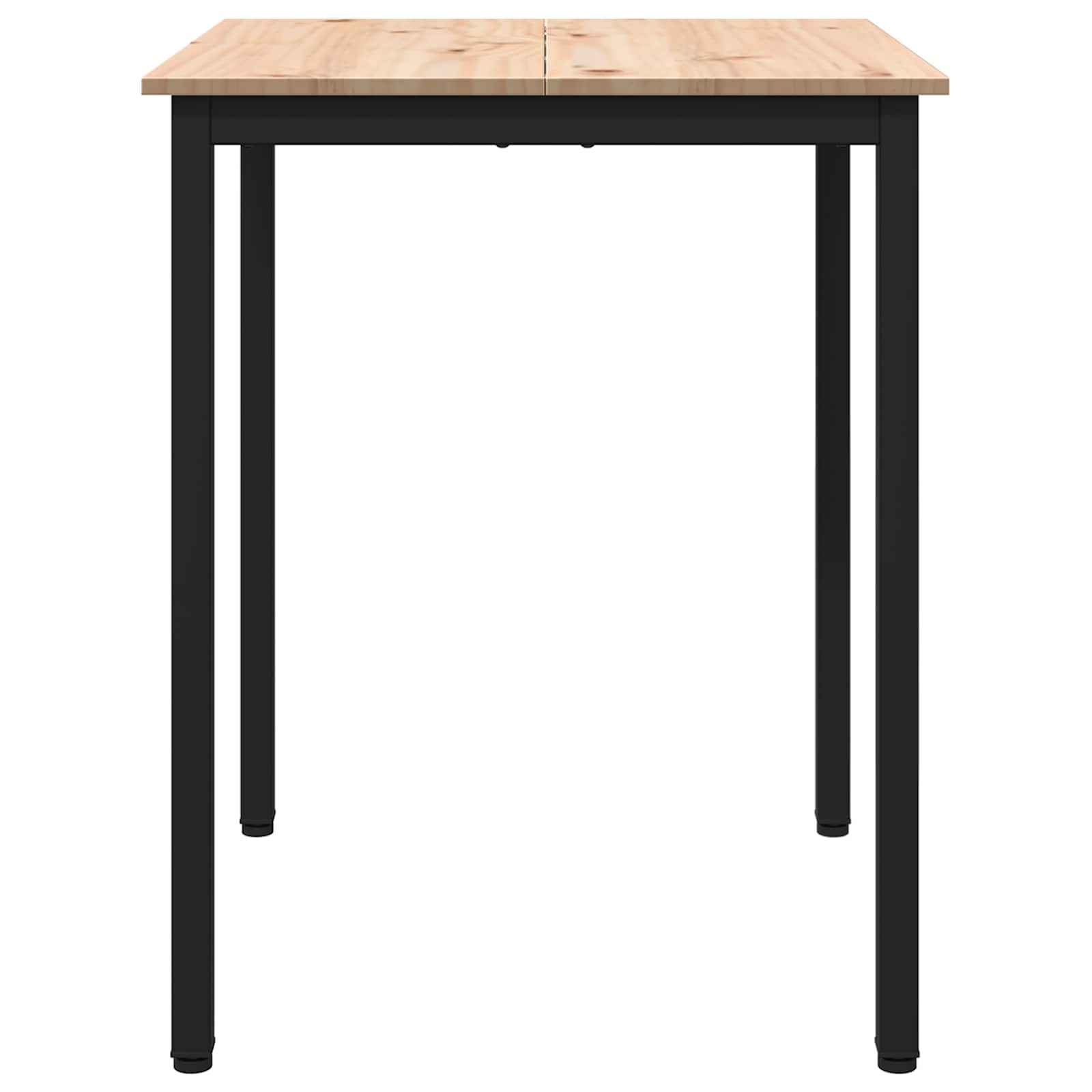 Esstisch Natur 60 x 60 x 75 cm Massives Kiefernholz