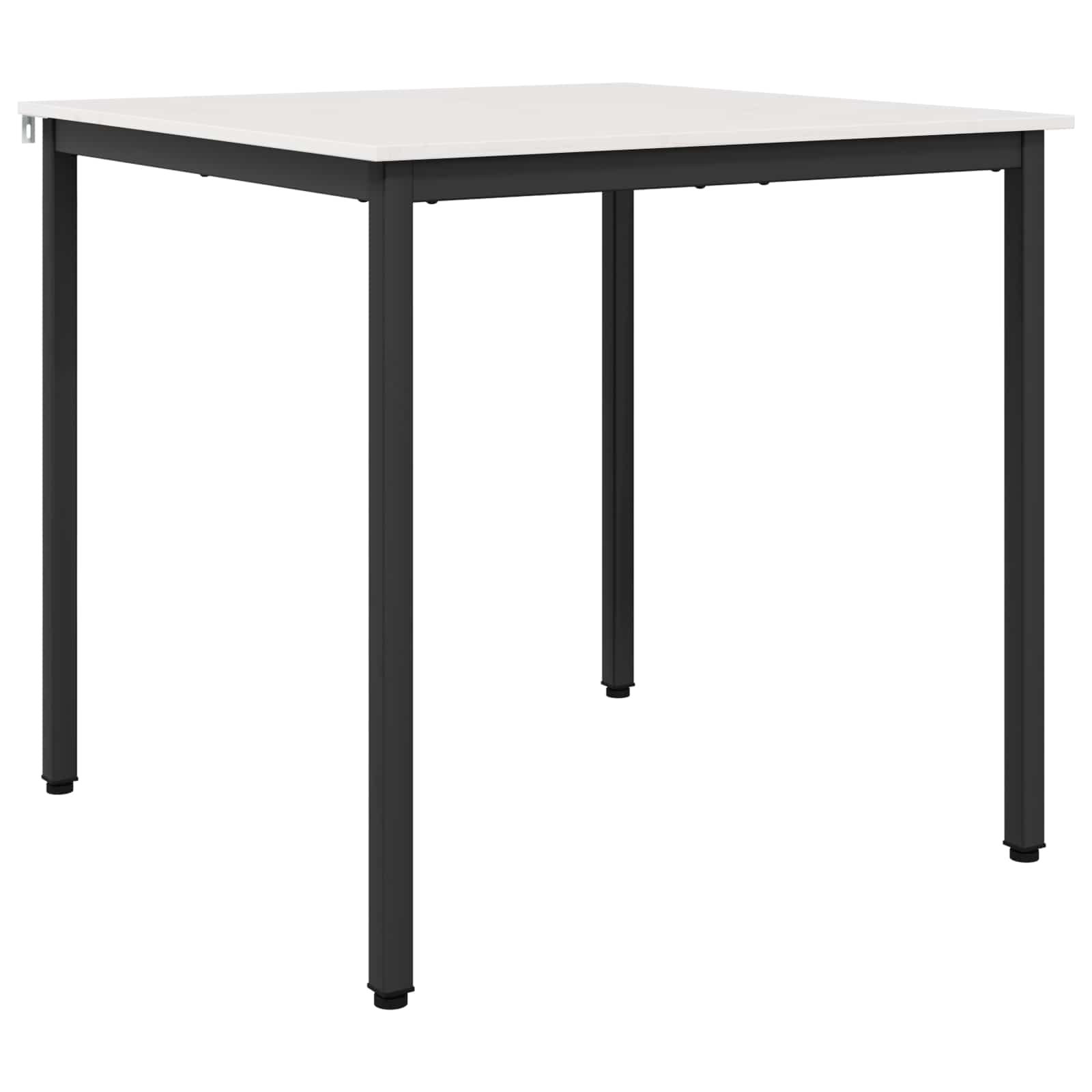 Esstisch Weiß 80 x 80 x 75 cm Massives Kiefernholz