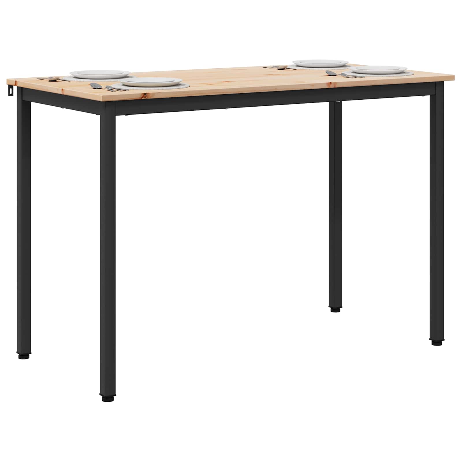 Esstisch Natur 110 x 55 x 75 cm Massives Kiefernholz