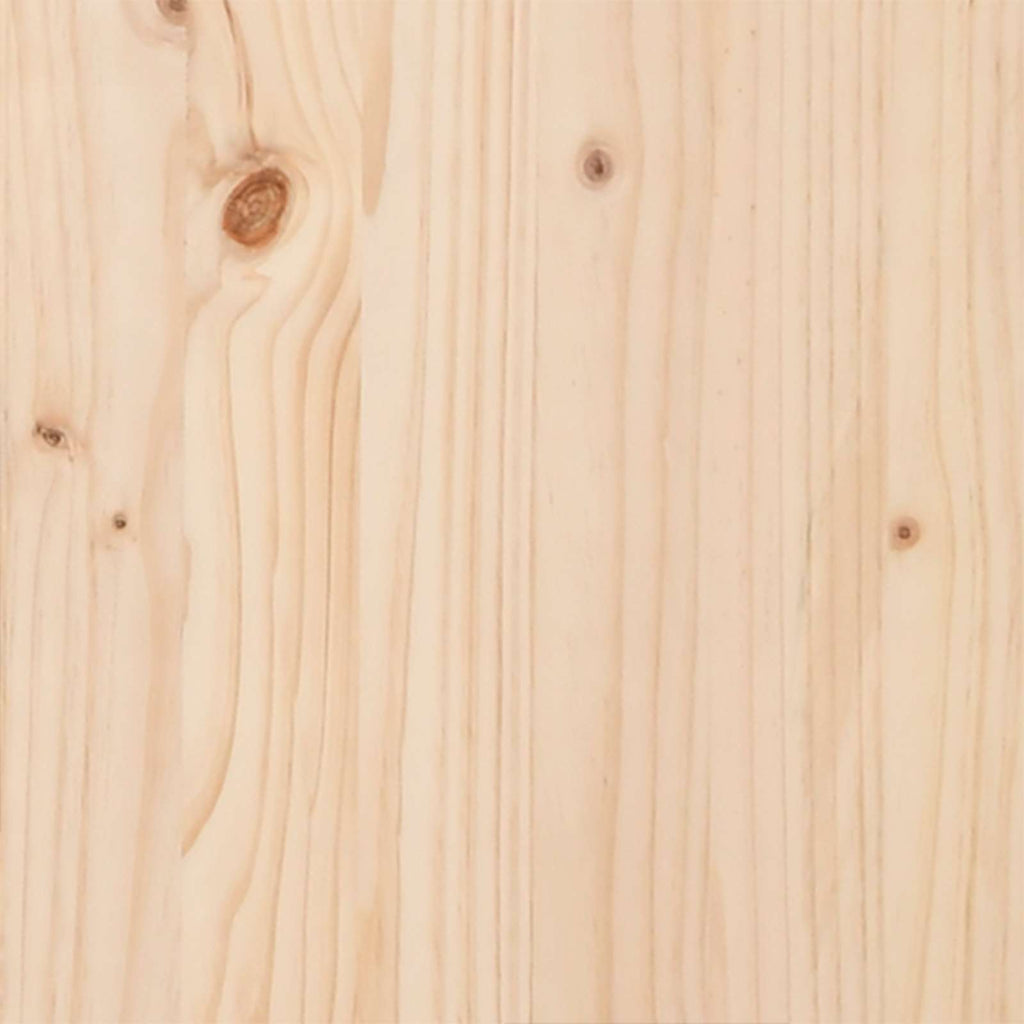 Esstisch Natur 110 x 110 x 75 cm Massives Kiefernholz