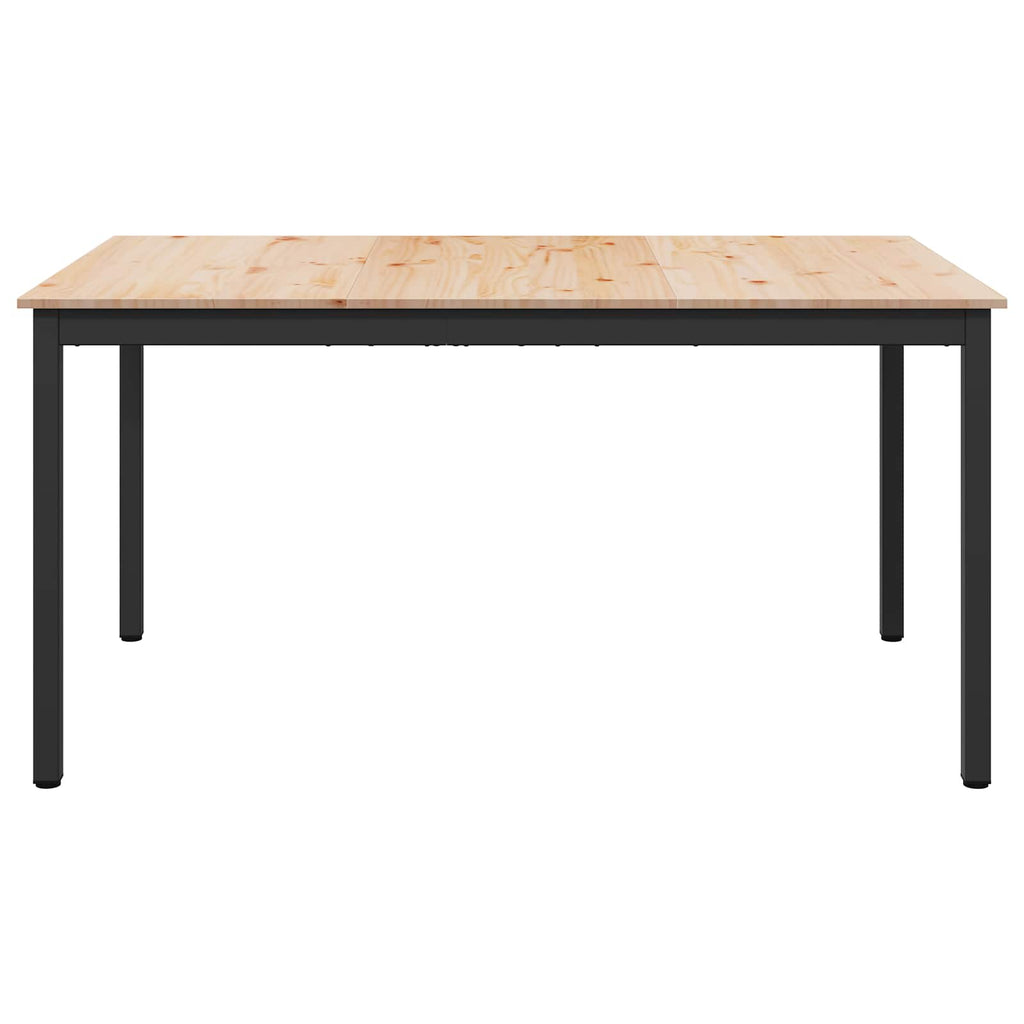 Esstisch Natur 140 x 80 x 75 cm Massives Kiefernholz