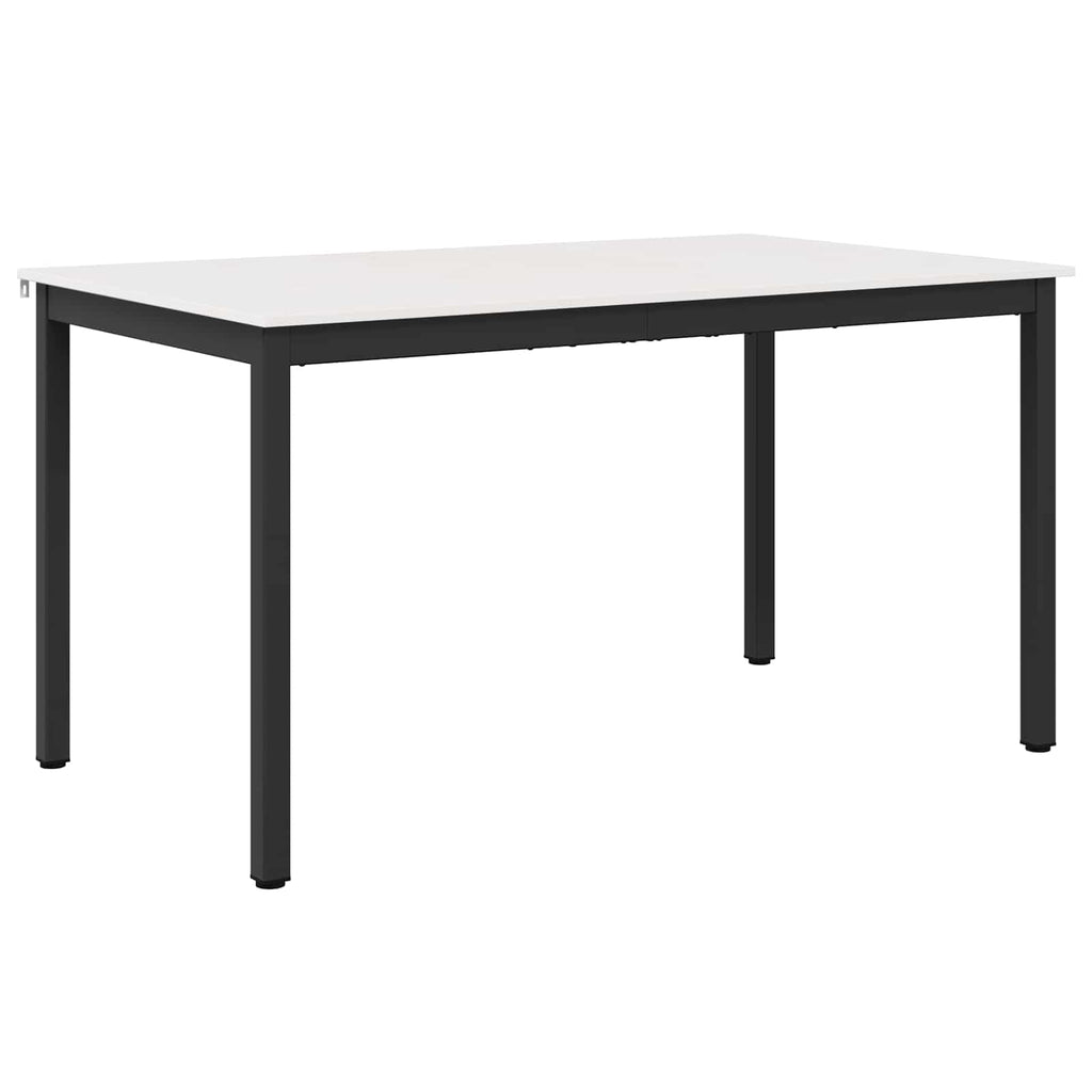 Esstisch Weiß 150 x 90 x 75 cm Massives Kiefernholz
