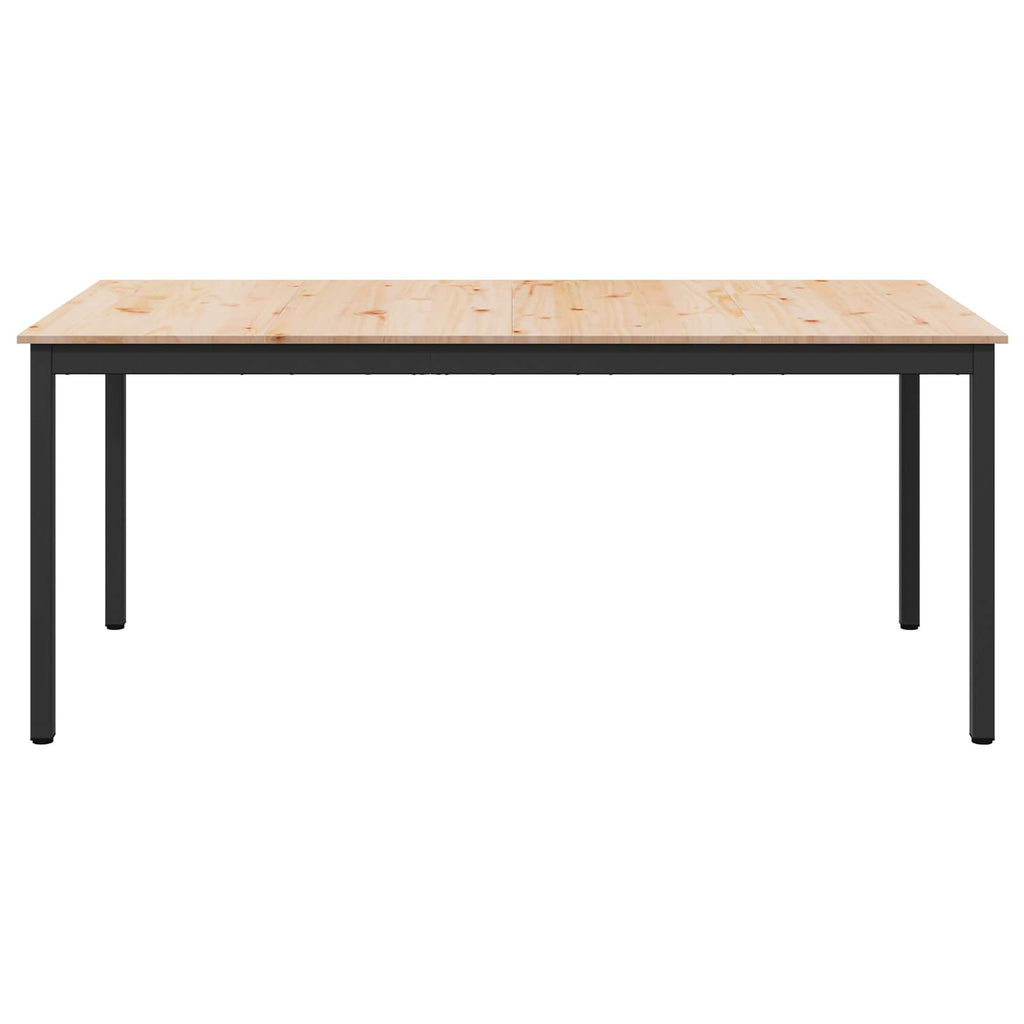 Esstisch Natur 180 x 90 x 75 cm Massives Kiefernholz