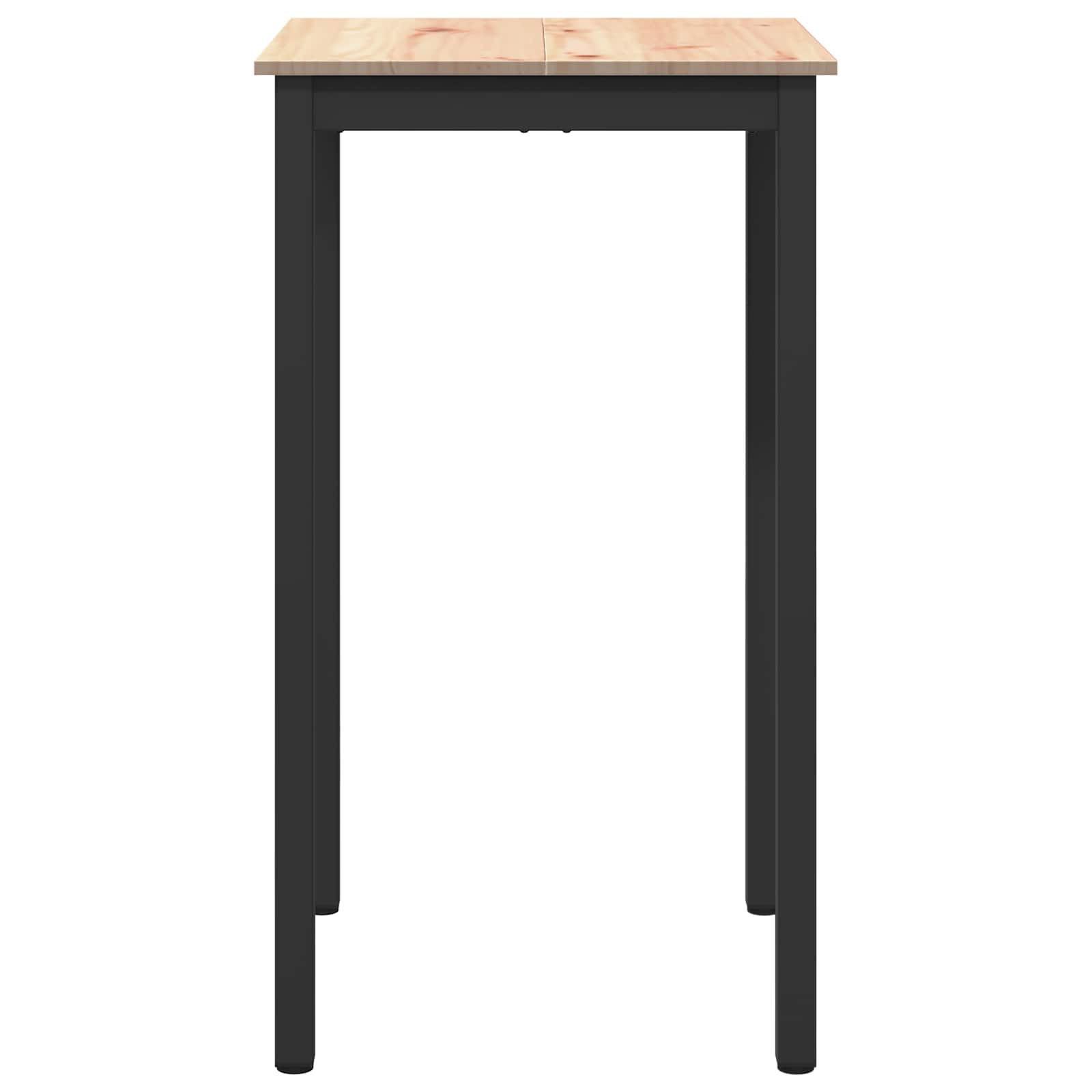 Bartisch Natur 60 x 60 x 105 cm Massives Kiefernholz