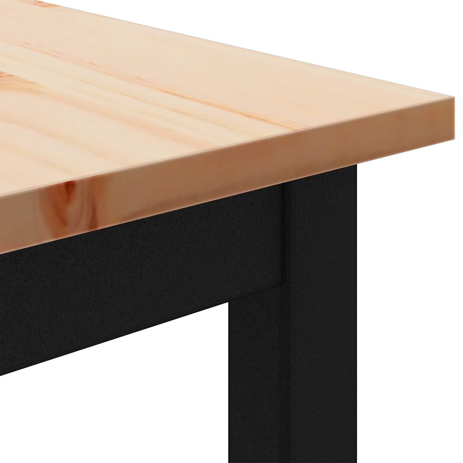 Bartisch Natur 70 x 70 x 105 cm Massives Kiefernholz
