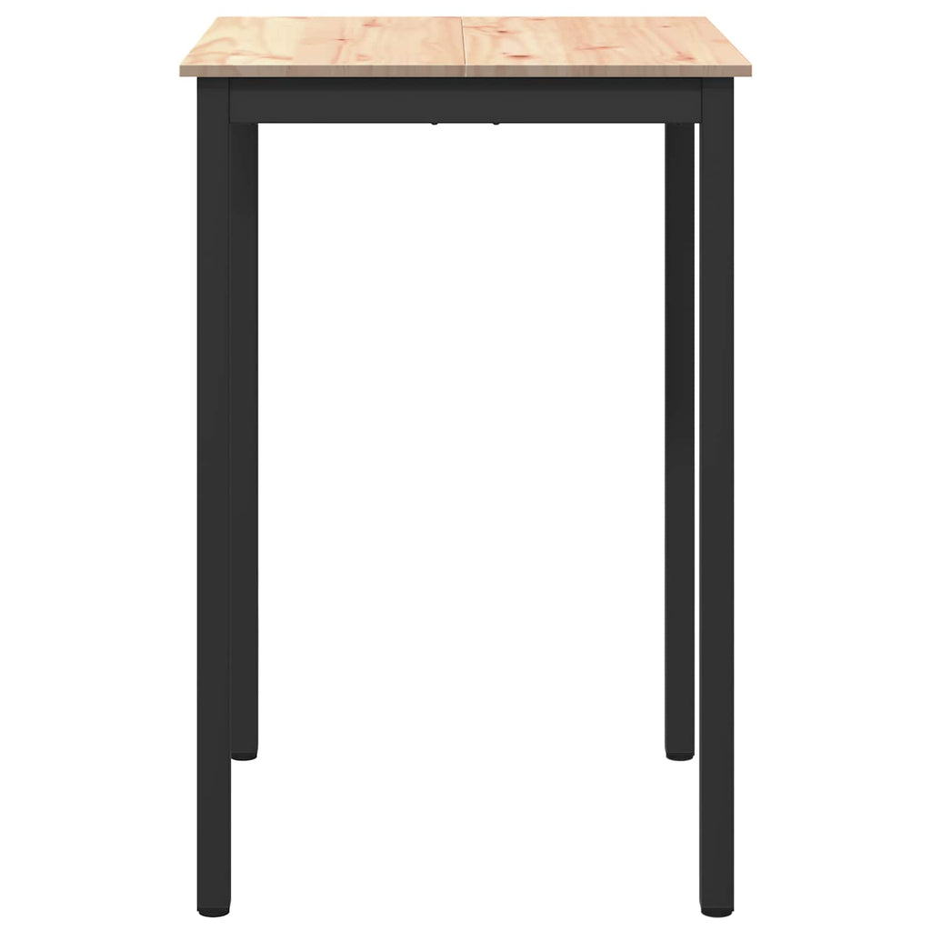 Bartisch Natur 70 x 70 x 105 cm Massives Kiefernholz