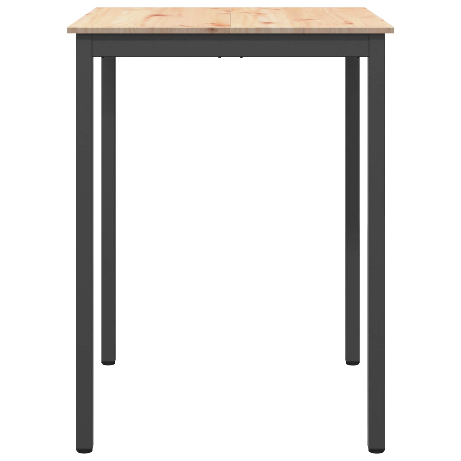 Bartisch Natur 80 x 80 x 105 cm Massives Kiefernholz