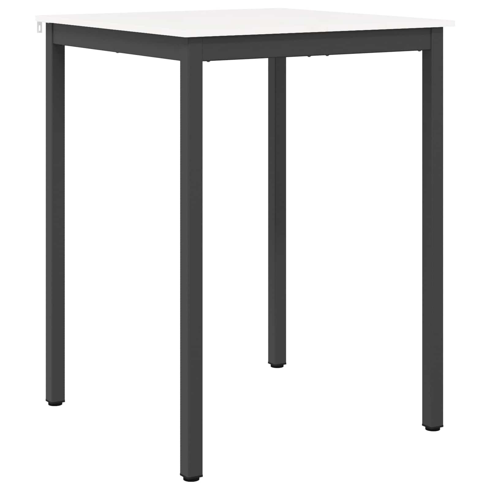 Bartisch Weiß 80 x 80 x 105 cm Massives Kiefernholz