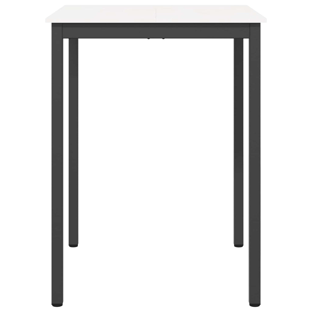 Bartisch Weiß 80 x 80 x 105 cm Massives Kiefernholz