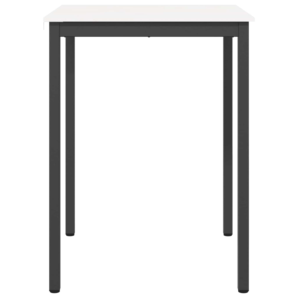 Bartisch Weiß 80 x 80 x 105 cm Massives Kiefernholz