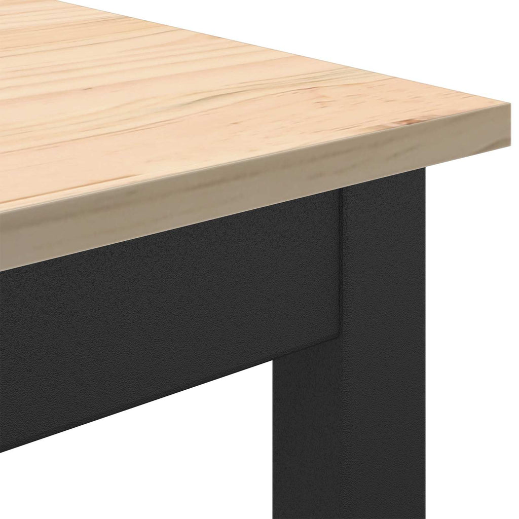 Bartisch Natur 110 x 55 x 105 cm Massives Kiefernholz
