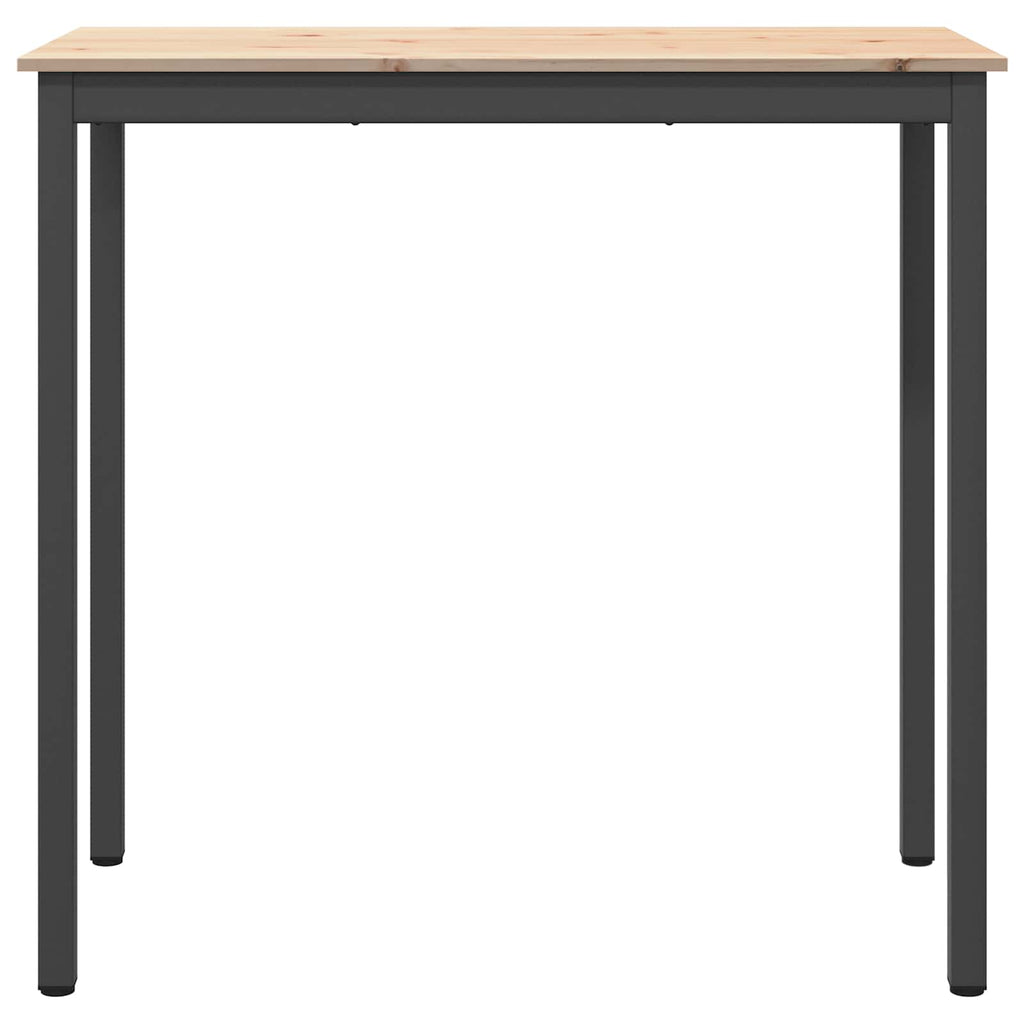 Bartisch Natur 110 x 55 x 105 cm Massives Kiefernholz