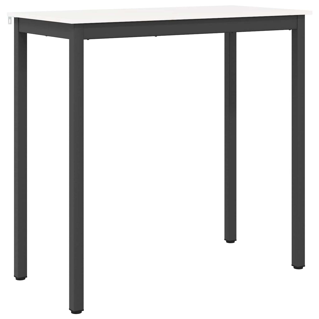 Bartisch Weiß 110 x 55 x 105 cm Massives Kiefernholz