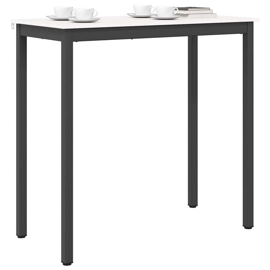 Bartisch Weiß 110 x 55 x 105 cm Massives Kiefernholz