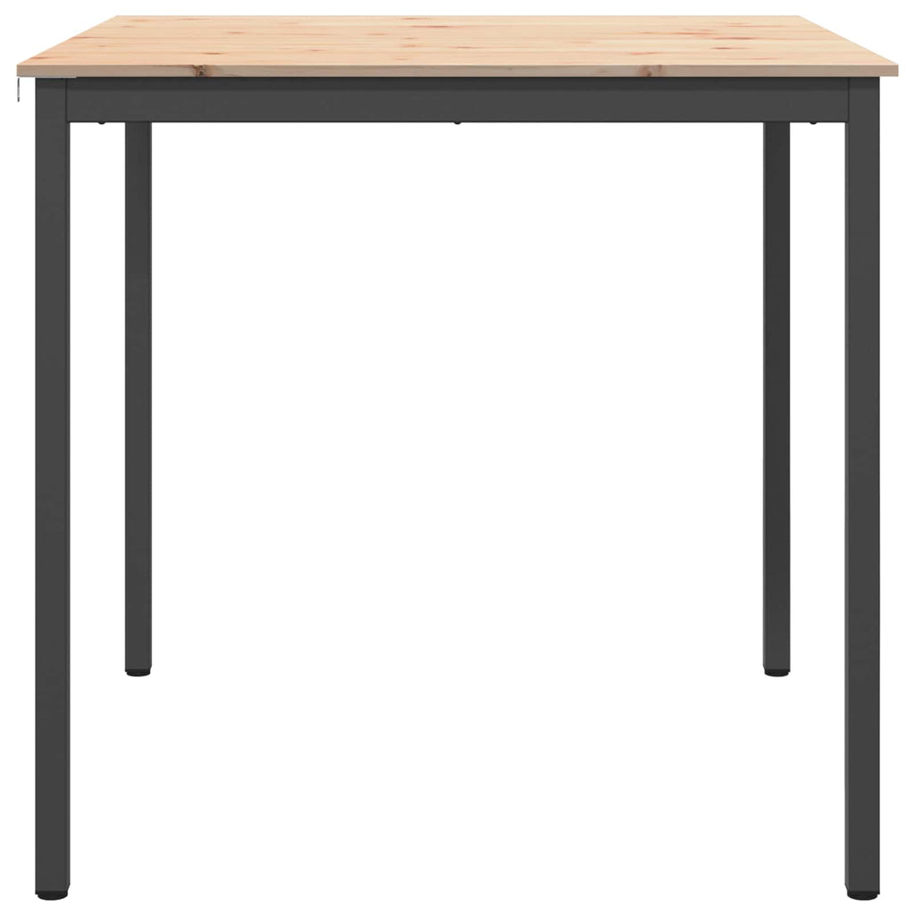 Bartisch Natur 110 x 110 x 105 cm Massives Kiefernholz